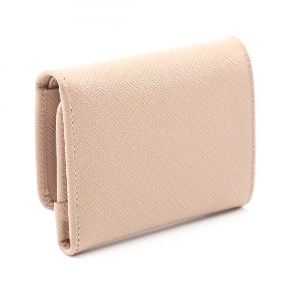 PRADA Pink Leather Saffiano Wallet - Picture 3 of 7